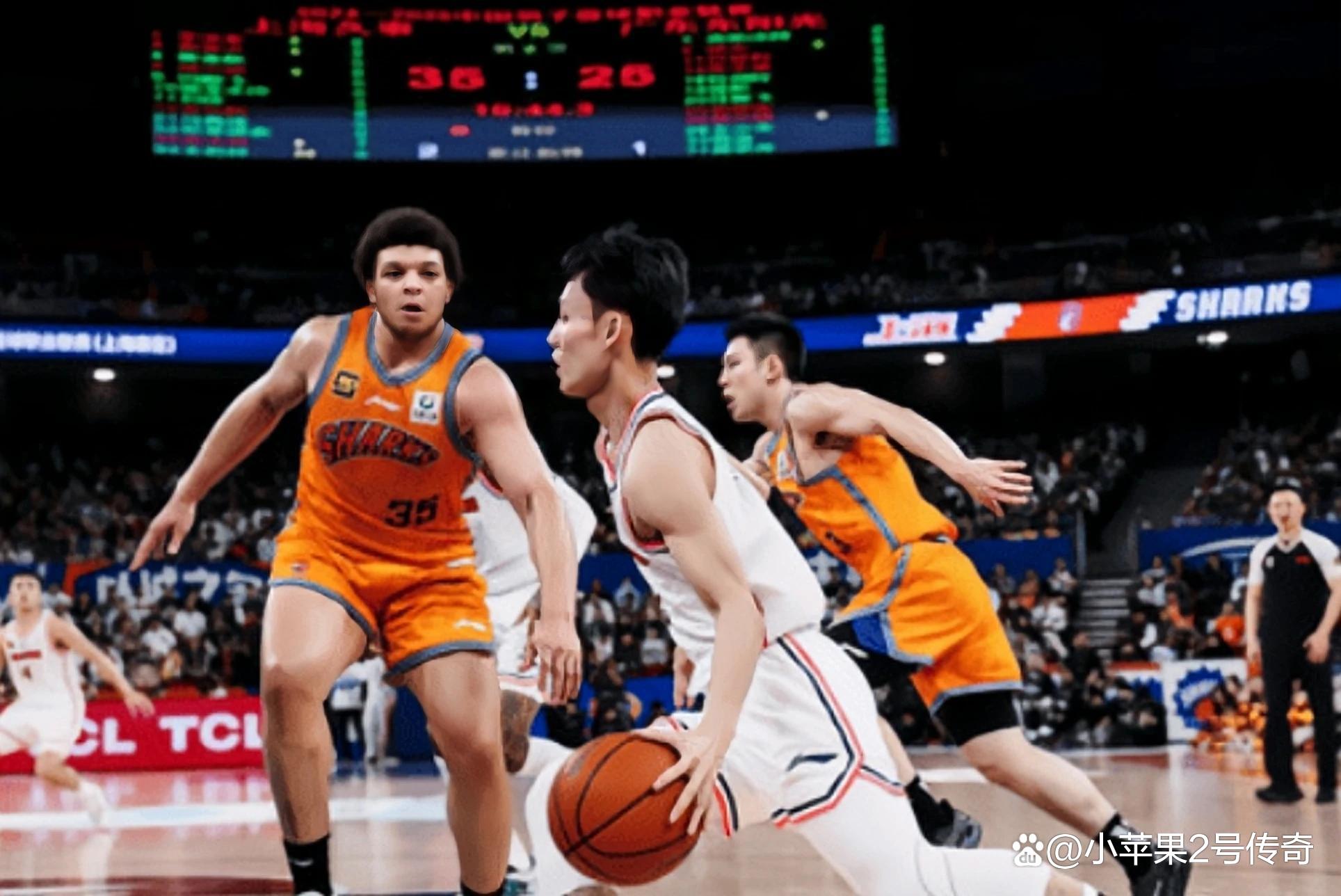上海男子篮球队在比赛中遭遇挑战