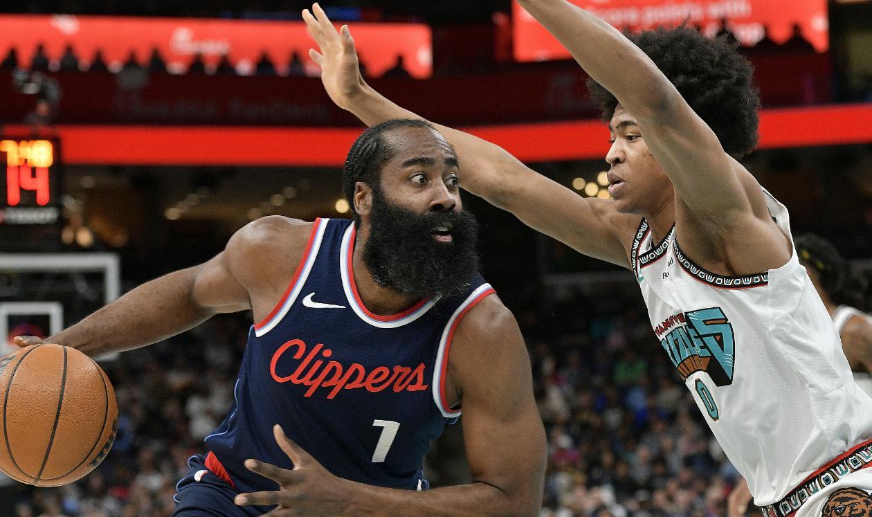 火箭擒快船取得首胜,哈登33分 火箭擒快船取得首胜,哈登33分