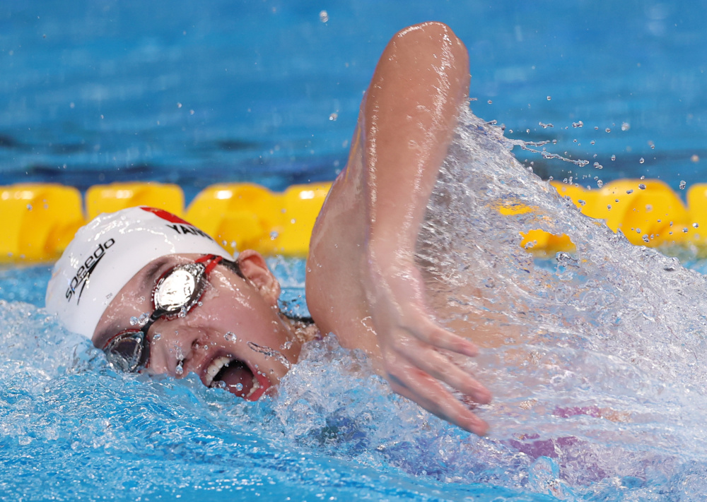 中国选手夺得游泳混合接力金牌,实力浑厚